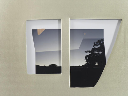 So Long, 2016, Archival pigment print, stretched vinyl, and cherry wood, 45 x 54 inches. ©Jude Broughan/Courtesy of Benrubi Gallery, NYC
