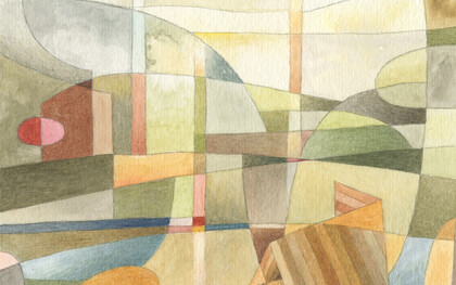 Cloudburst, watercolour, 16 x 12 cm, Mark Weighton, 2026