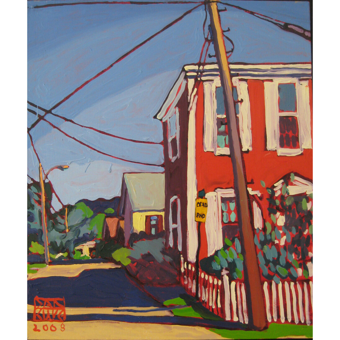 Dan Rupe, Down Bang St., 2008, 30 x 26, oil on linen