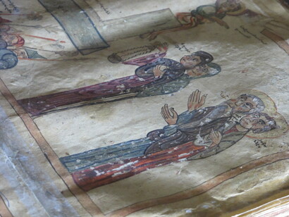 Ilustración de un ejemplar del museo de los manuscritos