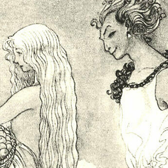 Loki e Idun, John bauer 