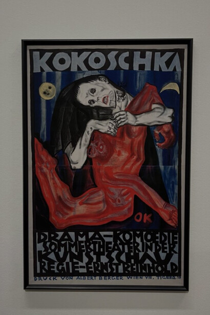 Oskar Kokoschka, Pietà. Plakat für seine Drama-Komödie Mörder, 1909. Colour Lithograph on Paper. Leopold Museum, Vienna