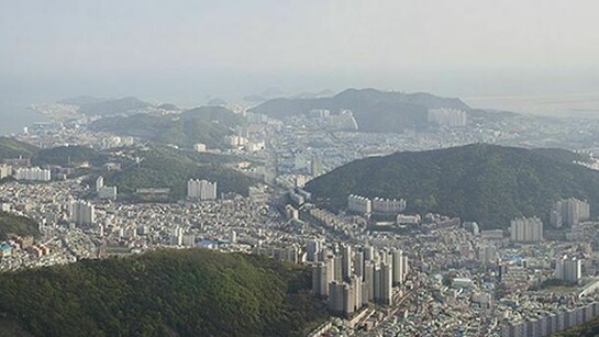 Jungho Oak, The holy landscape series-Hadandong, Busan, photograph, 2013, @ 43Inverness Street