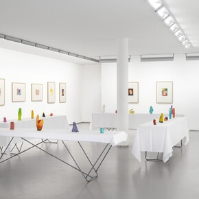 Adrian Altintas and André Butzer, exhibition view. Courtesy of Galerie Bernd Kugler
