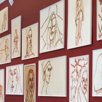 Alex Katz, Exhibition view. Courtesy of Galería Javier López 