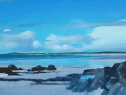 Alastair W Thomson, On the beach, Tiree