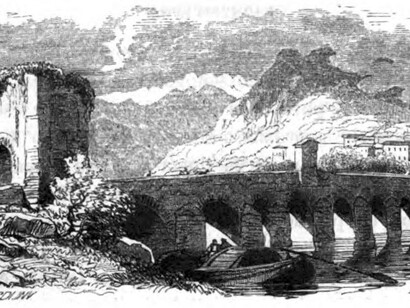 Illustrazione tratta da "I promessi sposi".  Francesco Gonin, edizione 1840