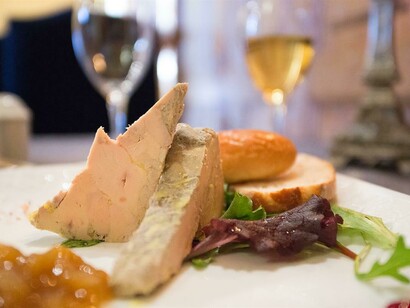 Foie gras e Monbazillac