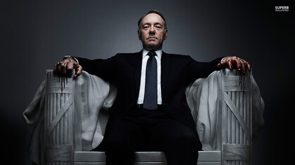 Kevin Spacey es Frank Underwood, el protagonista de House of Cards