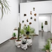 Andrés Anza, Paisaje a la montaña (Mountain landscape), exhibition view. Courtesy of Anna Marra Contemporanea