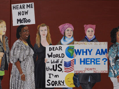 Artistes variés, Seven paintings – Seven encounters, vue de l'exposition. Avec l'aimable autorisation de Mudam