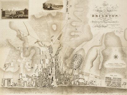 J. Piggott-Smith - Map of Brighton, 1824–25 -Private collection