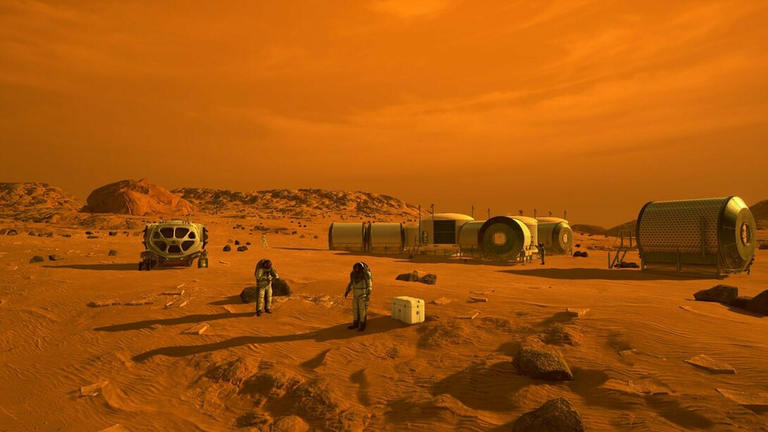 La superficie di Marte non sembra un luogo ospitale è difficile immaginare forme di vita che riescano a sostenersi in un ambiente così ostile © NASA