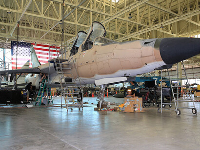 Republic F-105G Thunderchief. Courtesy of Pearl Harbor Aviation Museum