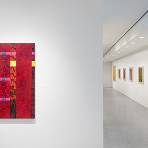 William T. Williams, Word of eye, exhibition view. Courtesy of Michael Rosenfeld Gallery