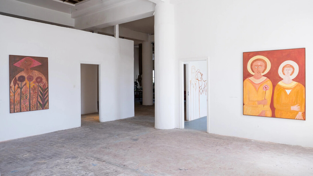 Alioune Diouf, Ak Jàmm, vue d'exposition. Avec l'aimable autorisation de la Galerie Selebe Yoon