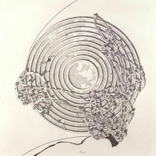 Lebbeus Woods, Concentric Field, 1987
