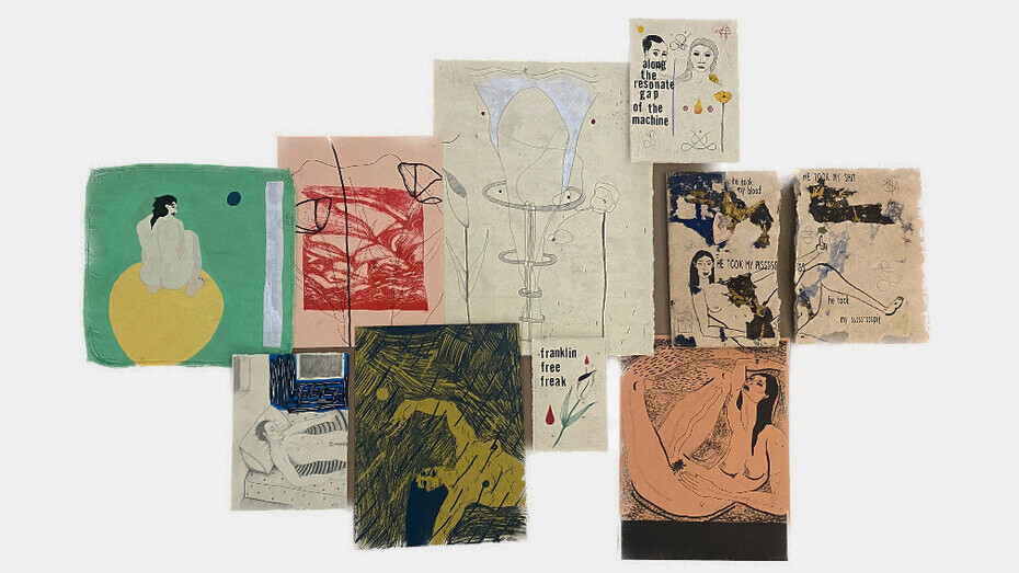 Creighton Baxter, Untitled works on paper (Group 2). Courtesy of David Castillo Gallery
