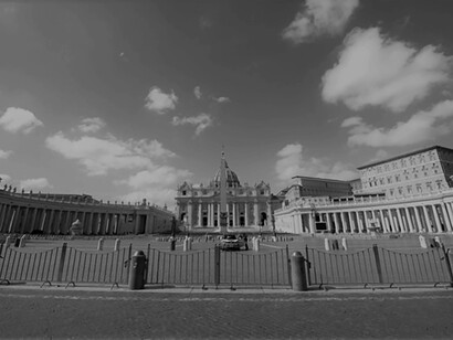 The Vatican empty during the lockdown