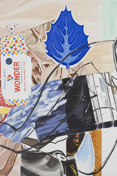 David Salle, Grace of, 2013-2014, oil and acrylic on linen, 208.3 x 259.1 cm, © the artist, courtesy Maureen Paley, London
