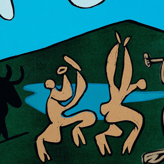 Pablo Picasso, Bacchanal with the black bull (detail), 1959. Courtesy of Art Encounters Foundation