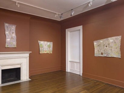 Various artists, Riverlines, exhibition view. Courtesy of David Nolan Gallery