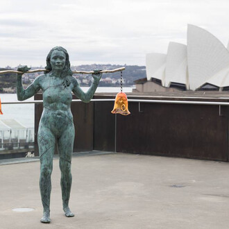 Nell, holding both, 2026, exhibition view. Courtesy of MCA