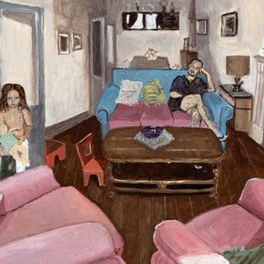 Polina Barskaya, Alex and Maya, 2025. Courtesy of Harkawik Gallery