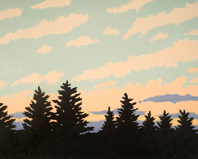 New England Sky: Alston Conley. Courtesy of McMullen Museum of Art 