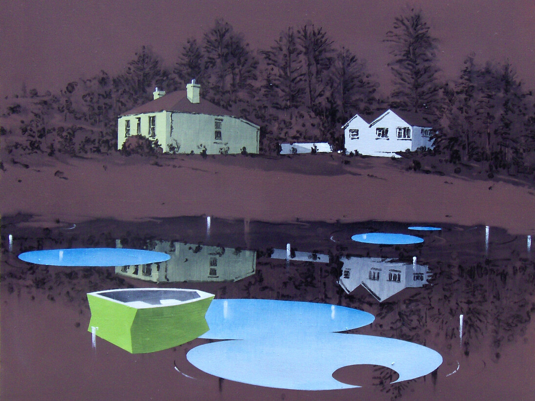 Crowley, Graham 'Dark Flood', 2014, Oil on canvas, 72 x 92 cm