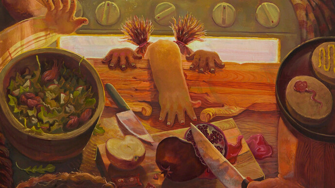 Erin Milez, Life and death I (detail), 2024. Courtesy of Monya Rowe Gallery