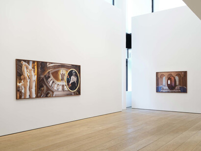 Todd Gray, While angels gaze, exhibition view. Courtesy of Lehmann Maupin