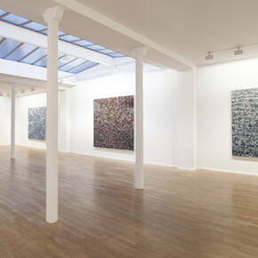 Philippe Cognée, Exhibition view. Courtesy of Galerie Templon