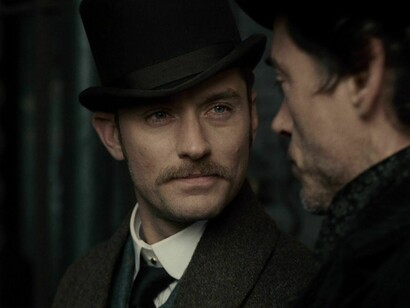 Jude Law (Watson) y Robert Downey Jr. (Sherlock)