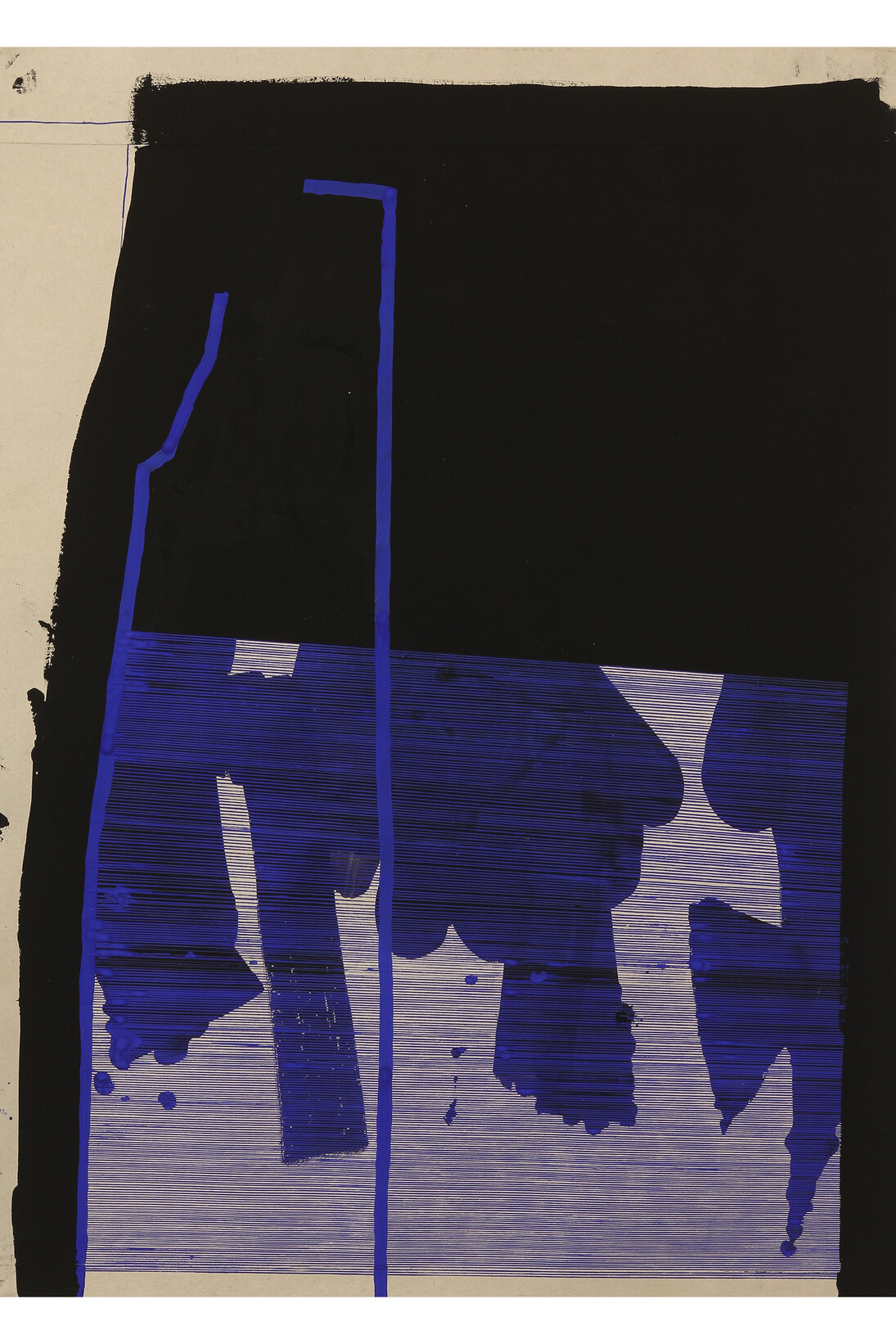 Shaun O'Dell, fishMUSEUM, 2014, Gouache and acrylic ink on paper mounted on canvas mounted on panel, 22 x 15 in. Courtesy: Susan Inglett Gallery, NYC.