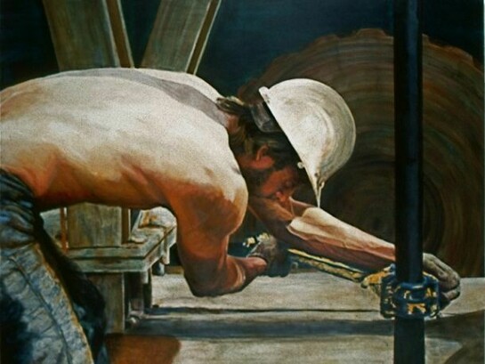 Men at Work #8, ca. 1980's