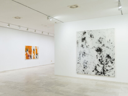 Carlos León, Suite Dánae, vista de exhibición. Cortesía del Museo Patio Herreriano