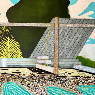 Brady Haston, Summer camp (detail), 2024. Courtesy of Red Arrow Gallery