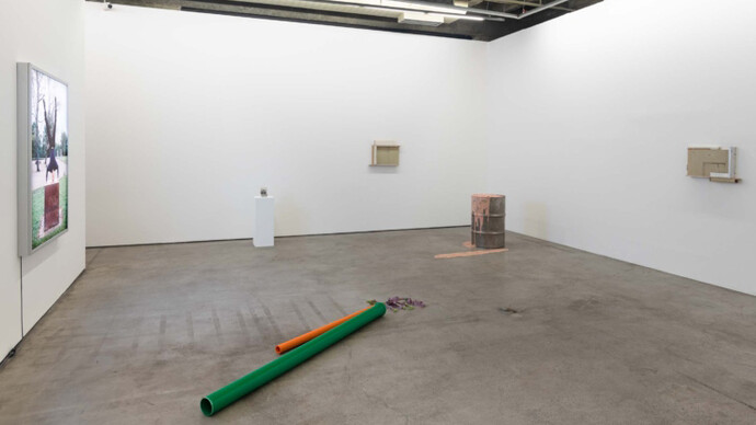 Jimmie Durham, Cildo Meireles, Pedro Cabrita Reis. Courtesy of Galeria Luisa Strina