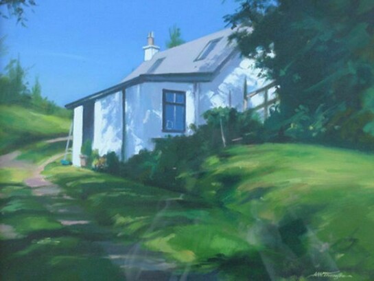 Alastair W Thomson, Cottage, High Corrie, Arran 