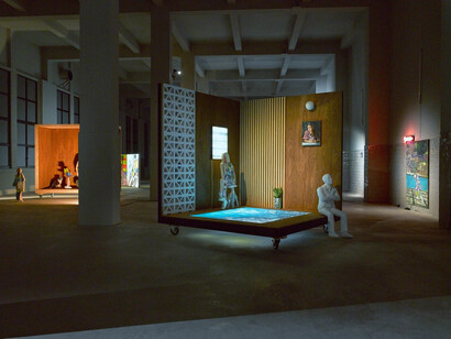 Marius Bercea, New tenant. Sunshine noir, exhibition view. Courtesy of Jecza Gallery 