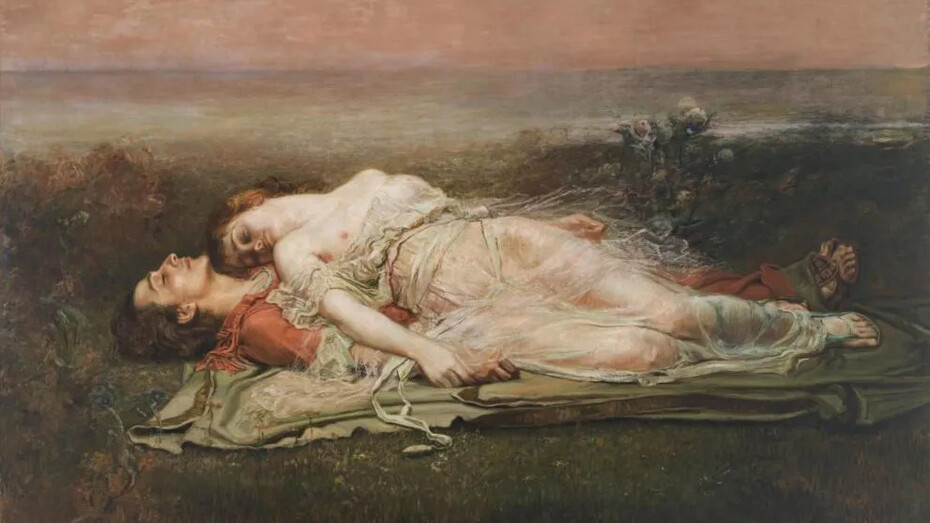 Rogelio de Egusquiza, Tristan and Isolde (Death), 1910. Courtesy of the Museo de Bellas Artes de Bilbao