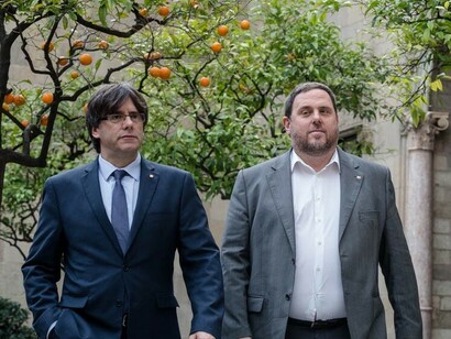 Hoy el «expresident» está en Berlín mientras la Justicia alemana decide sobre su extradición; Junqueras está en prisión preventiva desde noviembre de 2018