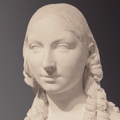 Lorenzo Bartolini, ritratto di Teresa Gamba Guiccioli, 1821-22. Museo Civico, Prato, Italia