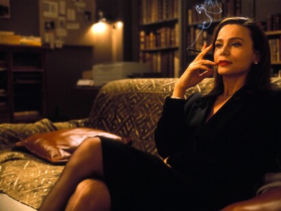 Una escena de «La novena puerta» (R.Polanski, 1999), película basada en «El club Dumas»