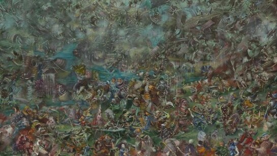 Ali Banisadr (Iranian, active New York, born 1976)
Interrogation, 2010
Oil on linen
The Metropolitan Museum of Art, Purchase, 2011 NoRuz at the Met Benefit, 2012
(2012.38)
Image: © The Metropolitan Museum of Art, New York