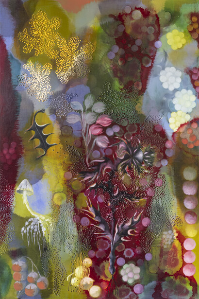 Jody Guralnick, A settlement of riches (detail), 2026. Courtesy of Nancy Hoffman Gallery