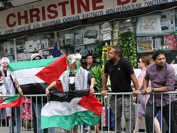 Protests in Ménilmontant bring attention to the ongoing social and political unrest during the Paris 2024 Summer Olympics, France