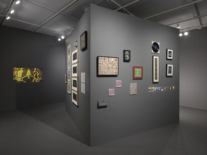 Harry Smith, Fragments of a faith forgotten, exhibition view. Courtesy of the Carpenter Center for the Visual Arts 