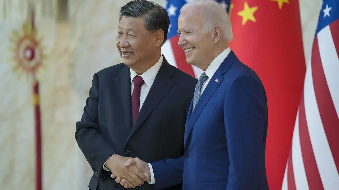 President Joe Biden greets and poses for a photo with Chinese President Xi Jingping ahead of their bilateral meeting, Monday, November 14, 2022
